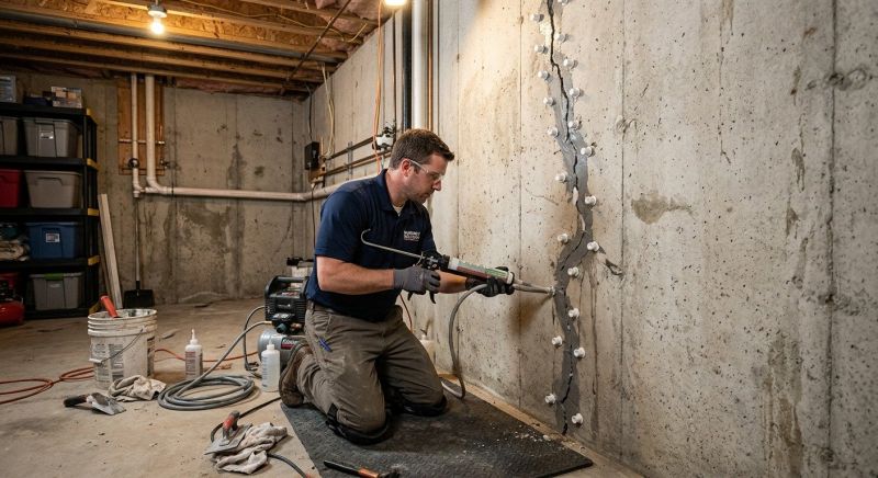 Basement Crack Repair in Seneca, SC