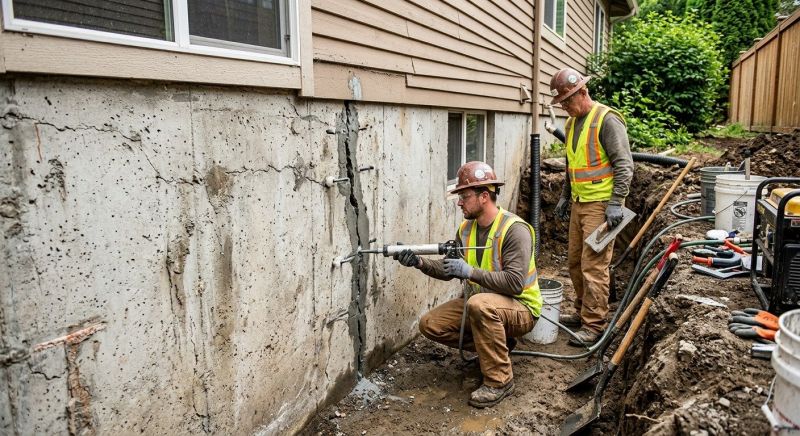 Cracked Foundation Repair in Anderson, SC