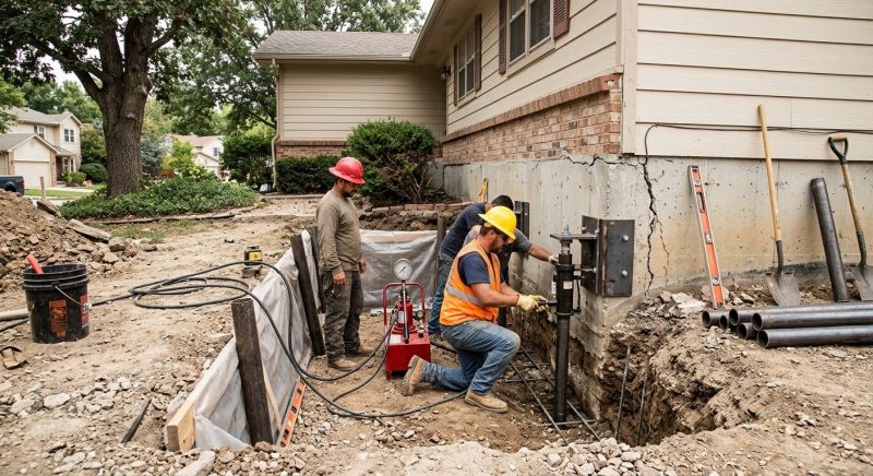 Cracked Foundation Repair in Pendleton, SC
