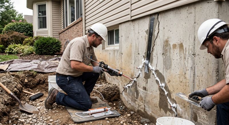 Cracked Foundation Repair in Walhalla, SC
