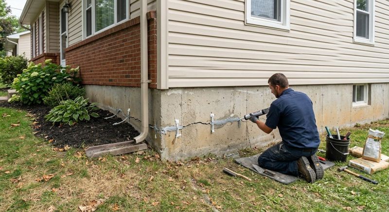 Cracked Foundation Repair in Westminster, SC