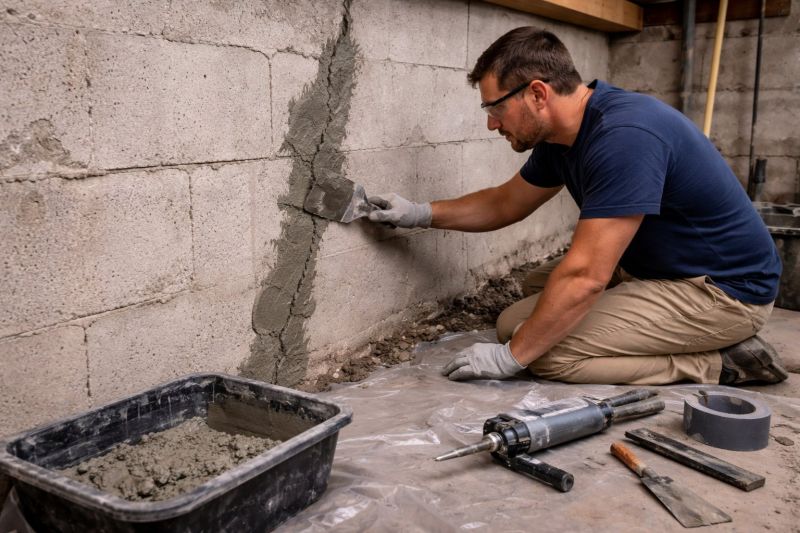 Foundation Crack Repair in Seneca, SC
