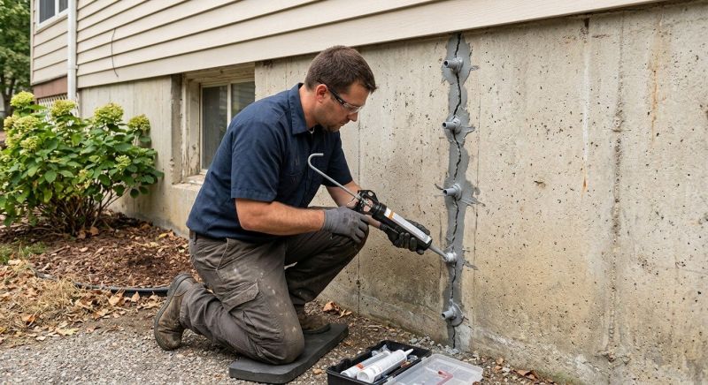 Foundation Crack Sealing in Seneca, SC