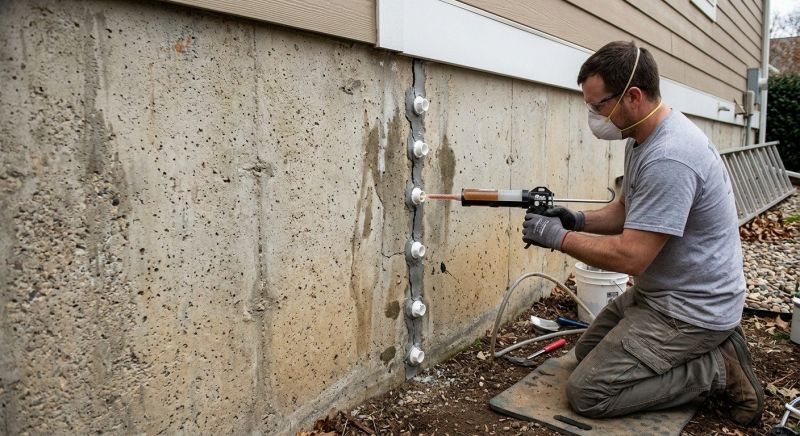 Foundation Crack Sealing in Seneca, SC
