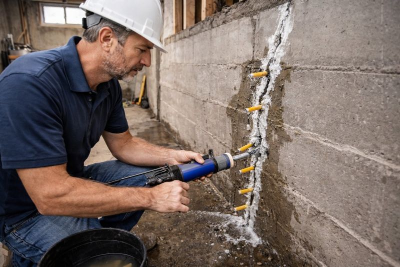 Foundation Crack Sealing in Seneca, SC