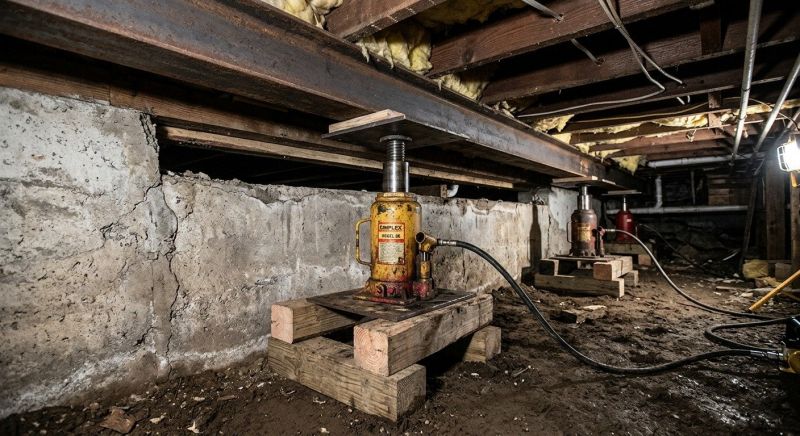 Foundation Jacking in Anderson, SC