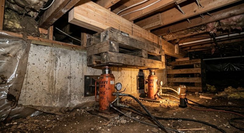 Foundation Jacking in Hartwell, GA
