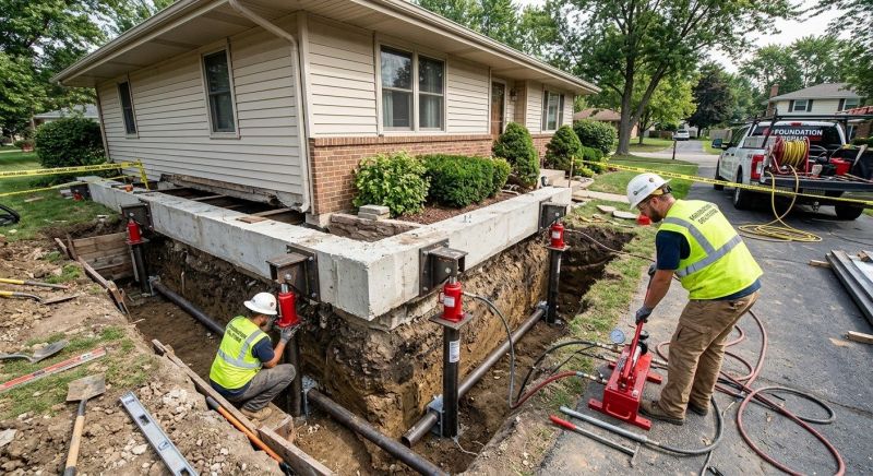 Foundation Jacking in Townville, SC