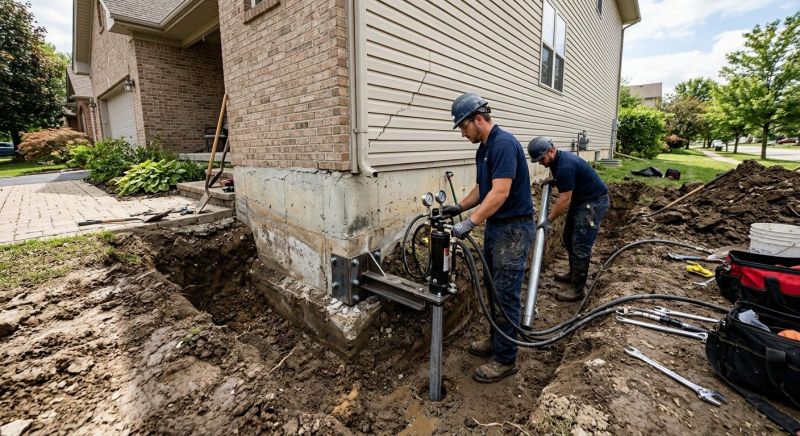Foundation Settlement Repair in Seneca, SC