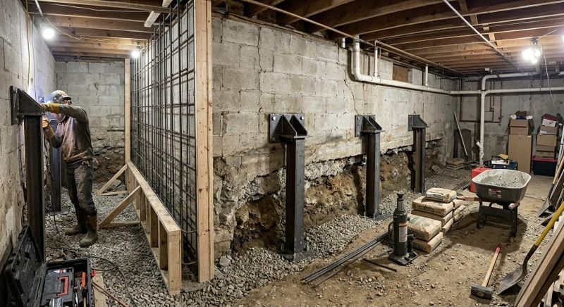 Foundation Stabilizing in Pickens County, SC
