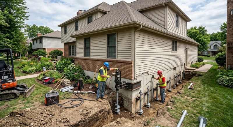 Helical Piers Installation in Seneca, SC