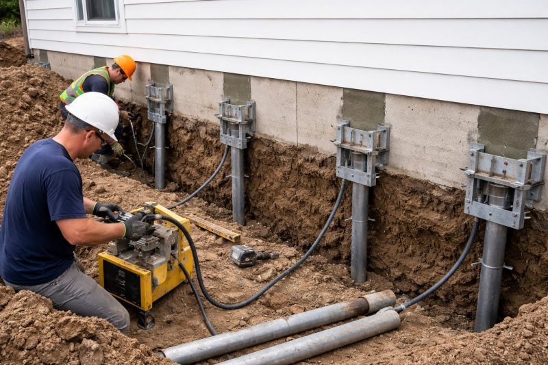 Helical Piers Installation in Seneca, SC