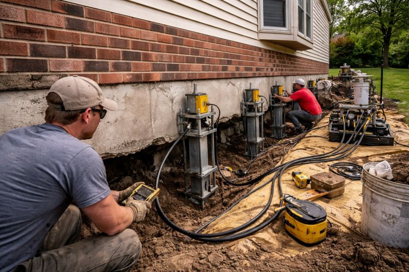 Settling Foundation Service in Easley, SC