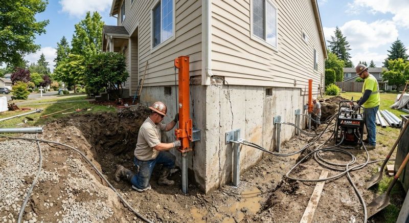 Sinking Foundation Repair in Clemson, SC
