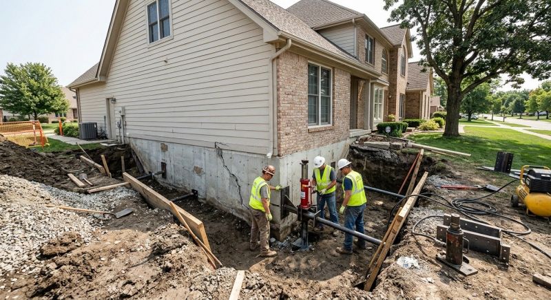 Sinking Foundation Repair in Seneca, SC
