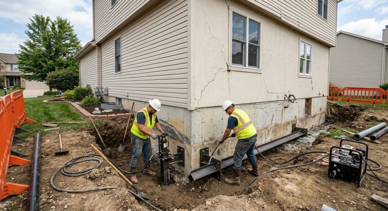 Sinking Foundation Repair in Westminster, SC