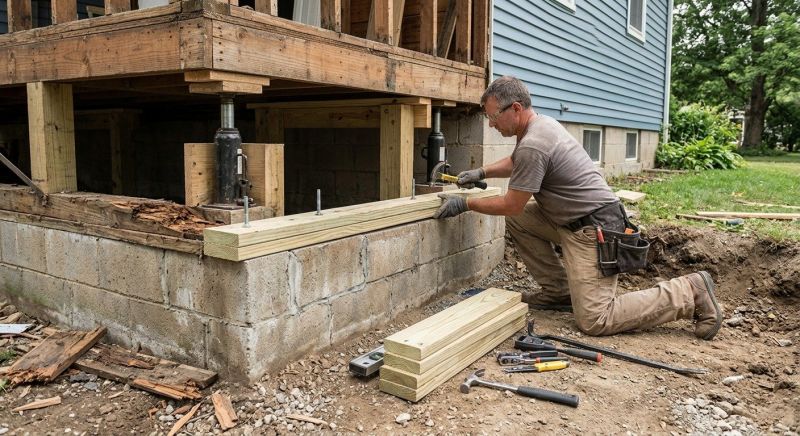 Sinking Foundation Repair in Westminster, SC